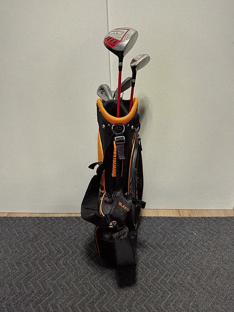 Junior Golf Set w/ Orlimar Driver & Cobra Cart Bag - 6 Clubs - RH - Driver = 37"