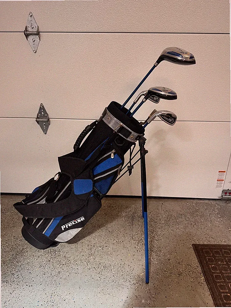 Junior Golf Set w/ Precise Stand Bag - 5 Clubs - LH - Driver = 41"