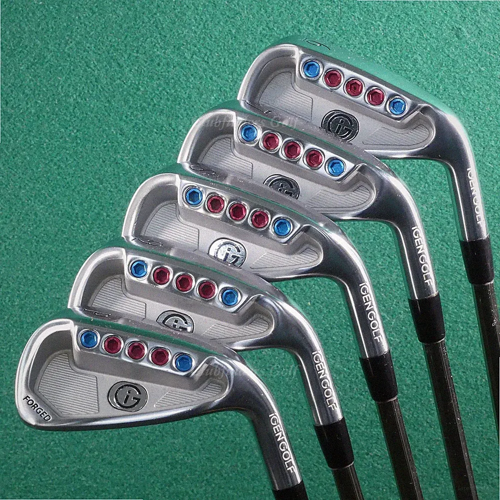 JUNIOR iGen Golf Chrome 6-PW, 54° & Black 58° Iron Set Recoil Graphite Ladies