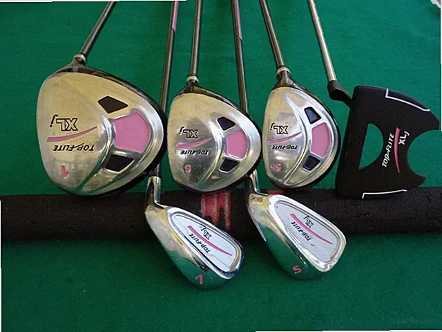 Junior Jr Girls Top Flite XLJ Golf Club Set Driver Wood Hybrid Irons Putter Kids