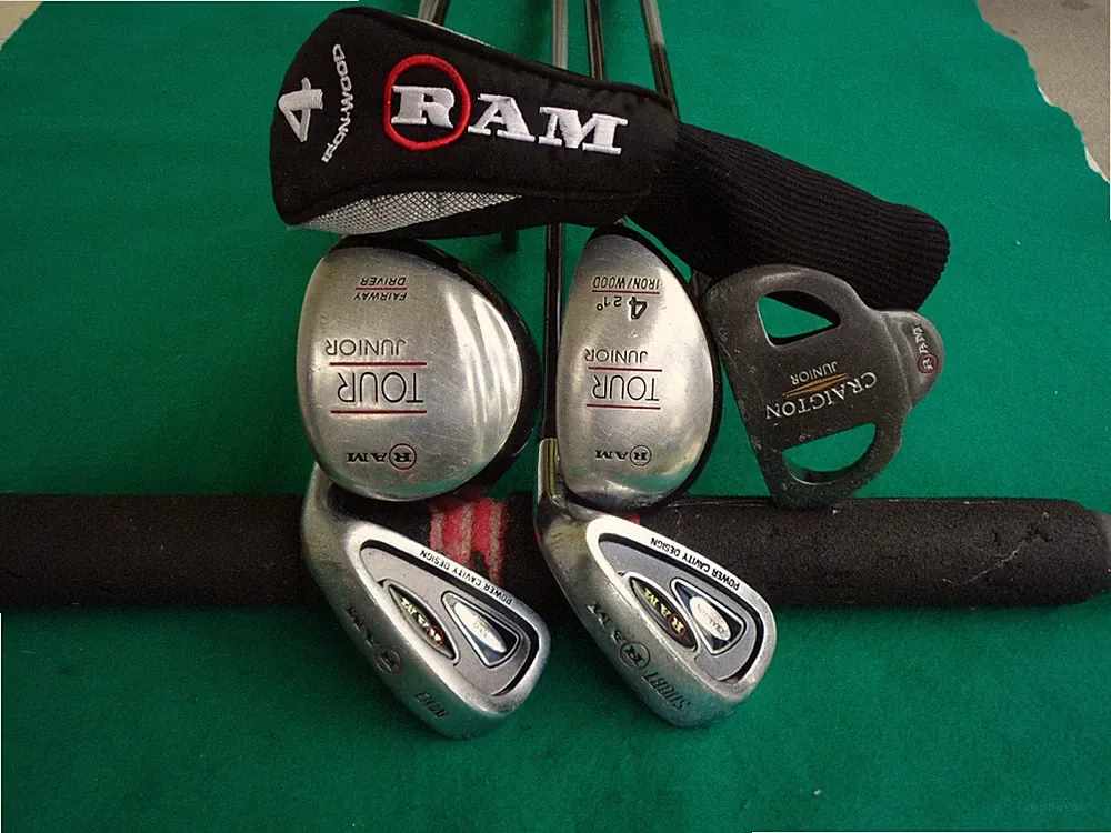 Junior Jr Ram Craigton Golf Club Set Driver Hybrid Irons Putter Kids Youth
