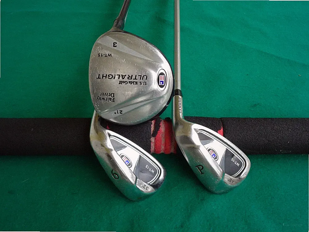 Junior Jr USKG US Kids WT-15 Golf Club Set Fairway Driver Irons Youth Childs RH