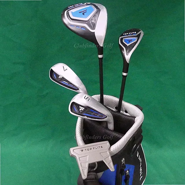 JUNIOR Top Flite 2022 5-Piece Complete Golf Club Set w/ Matching Stand Bag