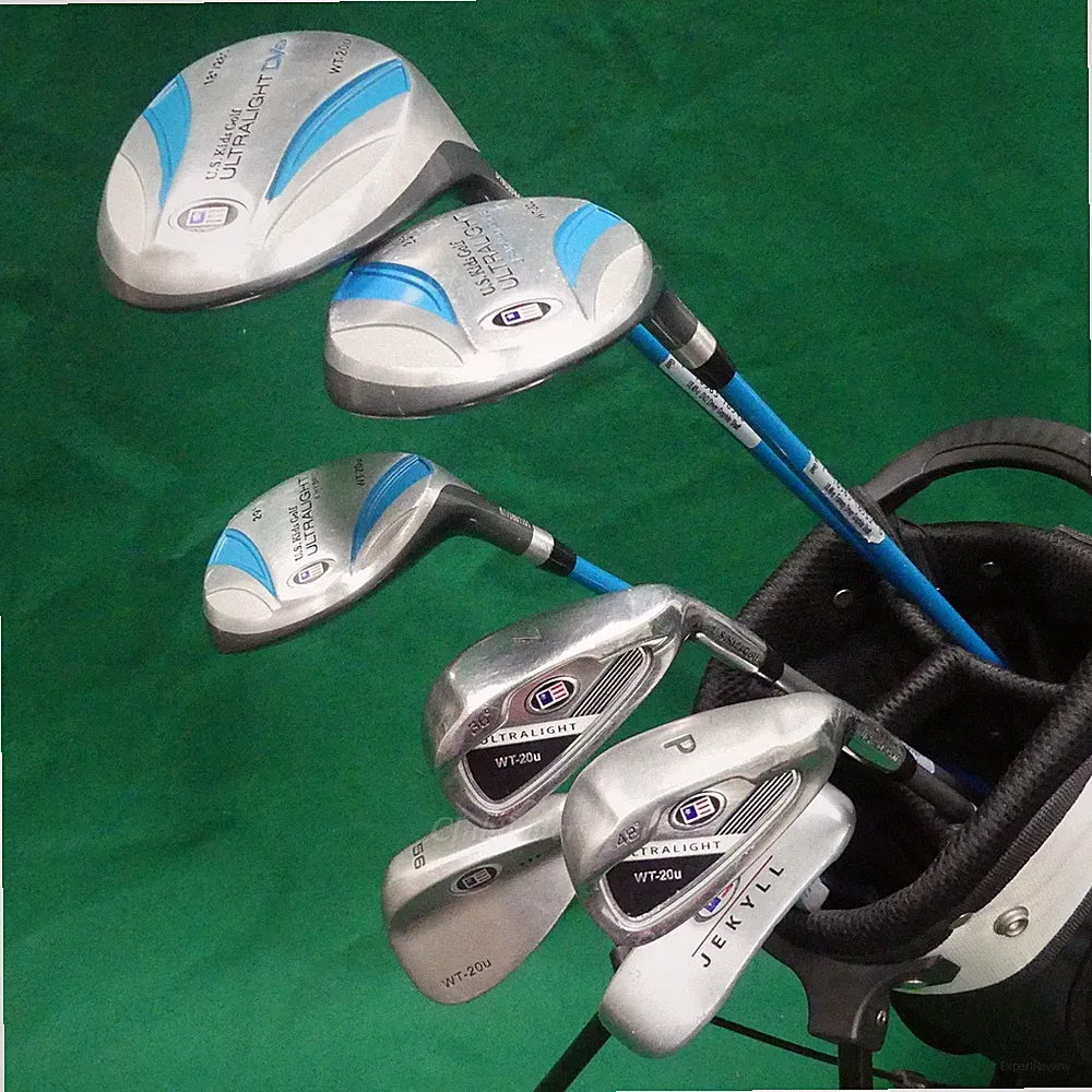 JUNIOR US Kids Ultralight UL48 WT-20u 7-Piece Complete Club Set w/ Stand Bag