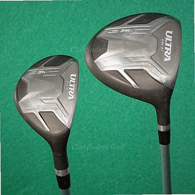 JUNIOR Wilson Ultra BLK 3 Wood & 3 Hybrid Graphite Women's SET OF 2 *READ*
