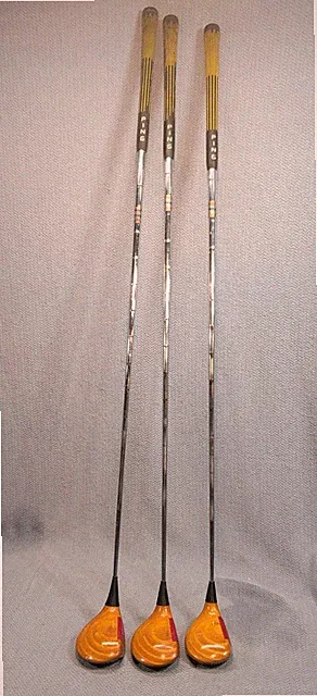 Karsten Ping Zing Blonde Wood Fairway Set 1 3 5 KT-M Steel Right-hand RH Shaft