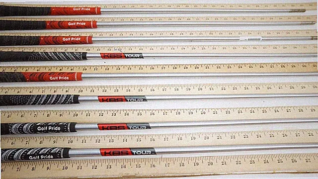 Kbs C-Taper 125 Stiff 33"-37.75" 8pc Iron Shaft Set Pulls .355T 1007268
