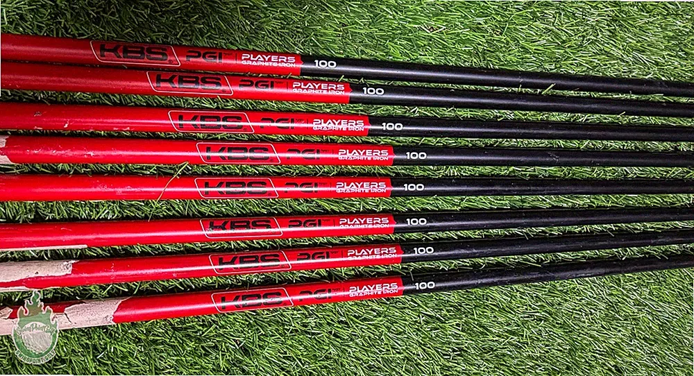 KBS PGI 100g Stiff+ Flex 6-PW/GW/SW/LW Graphite Iron Set Shafts .370"