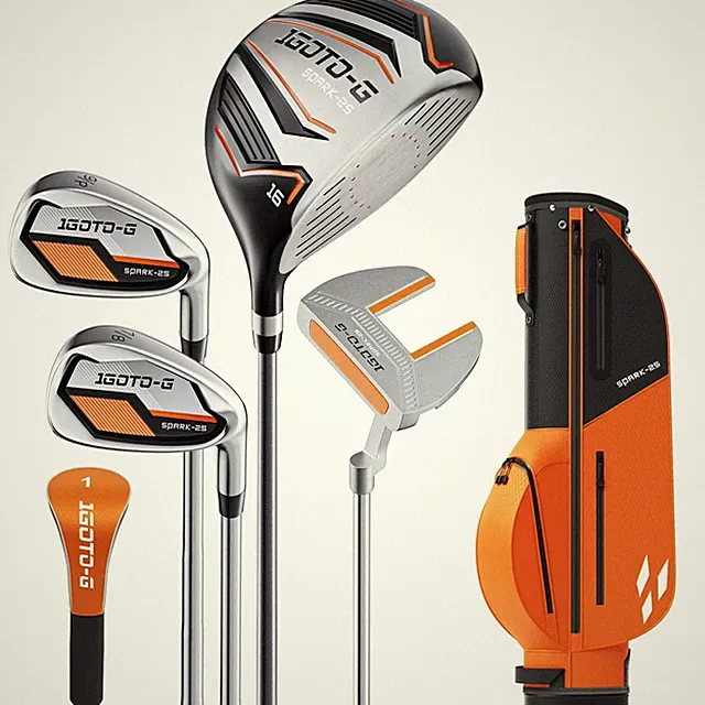 Kids Golf Club Set 6 Pieces Ages 6-8 Junior Driver Irons Putter 1GoTo-G