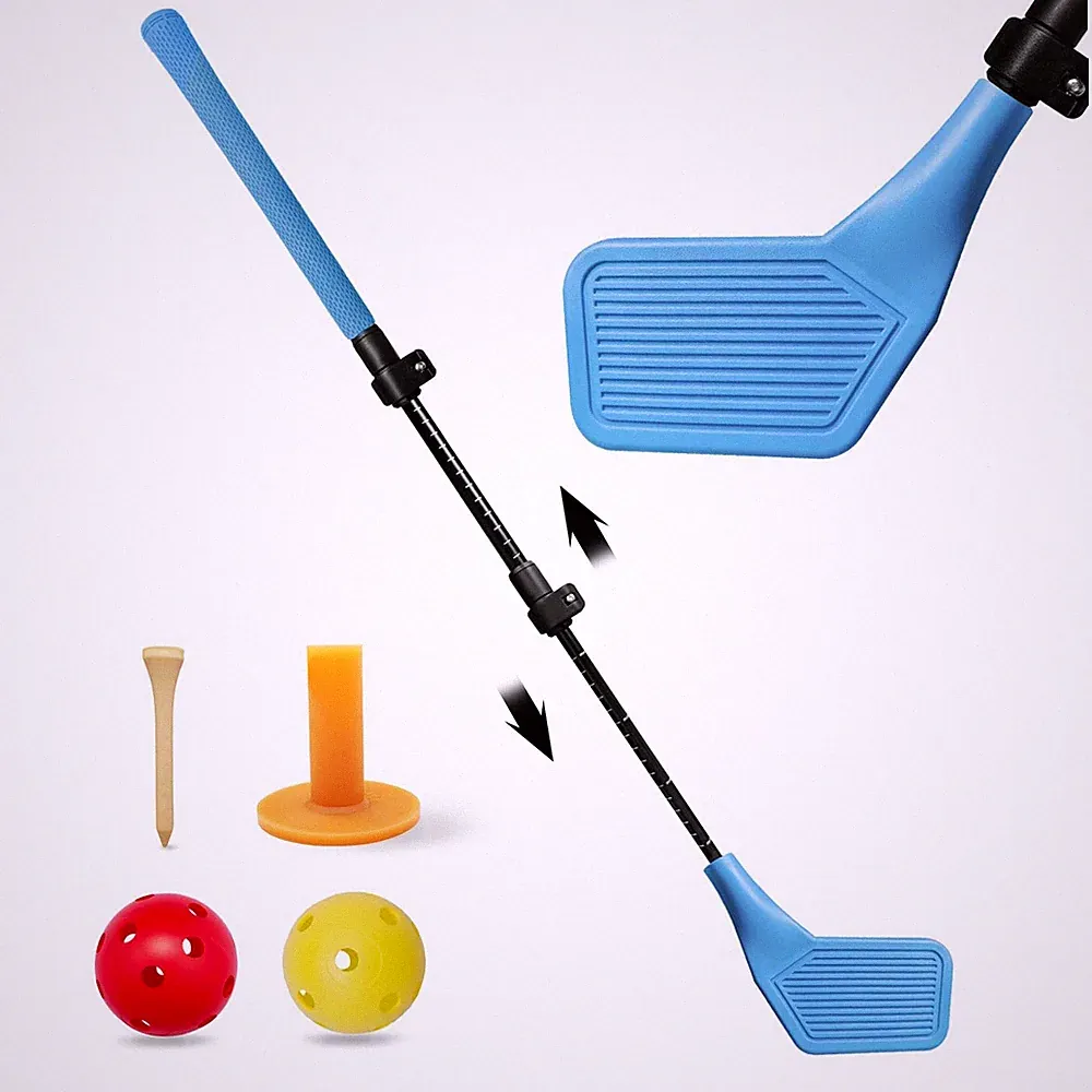 Kids Golf Club Set: Telescopic Height Left Right Hand Toddler 3+