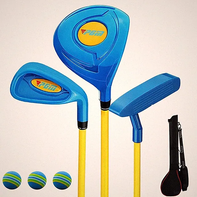 Kids Golf Clubs 4-5 Years Blue Graphite Shaft Toddler Childrens Golf Equipment