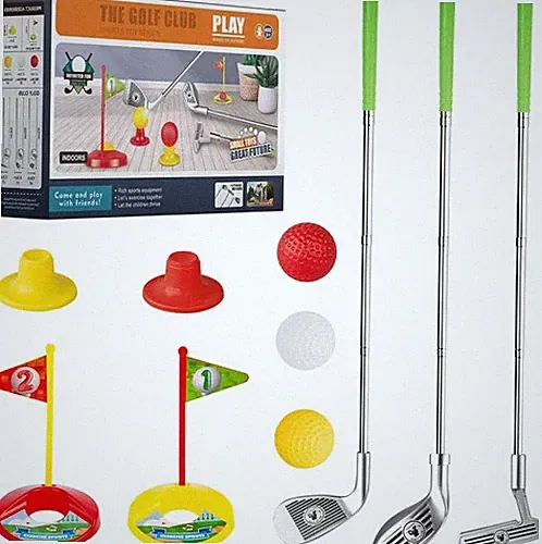 Kids Golf Clubs for 3 4 5 6 Years Old, Retractable Toddler Golf Set Storage Bag
