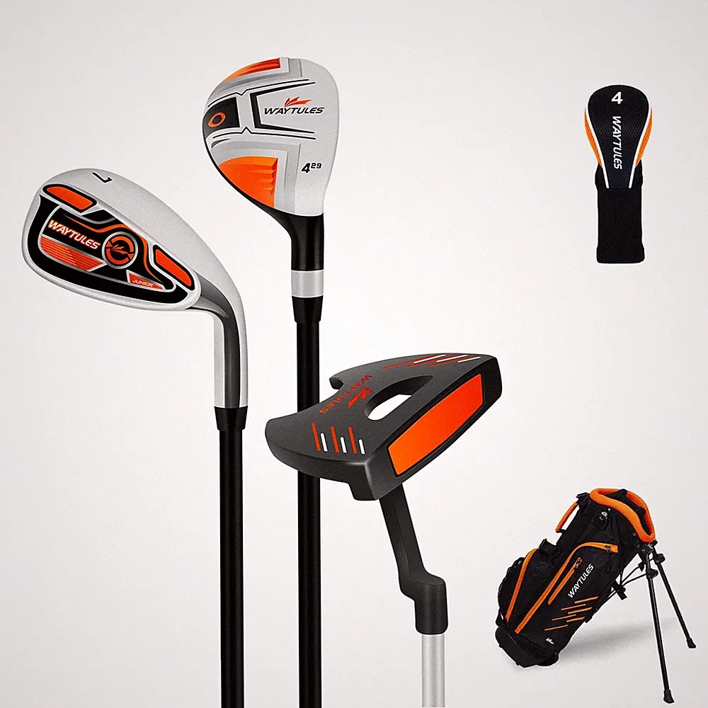 Kids Golf Clubs Set 5 Pieces for Boys & Girls Ages 3-5, Junior Golf Set with...