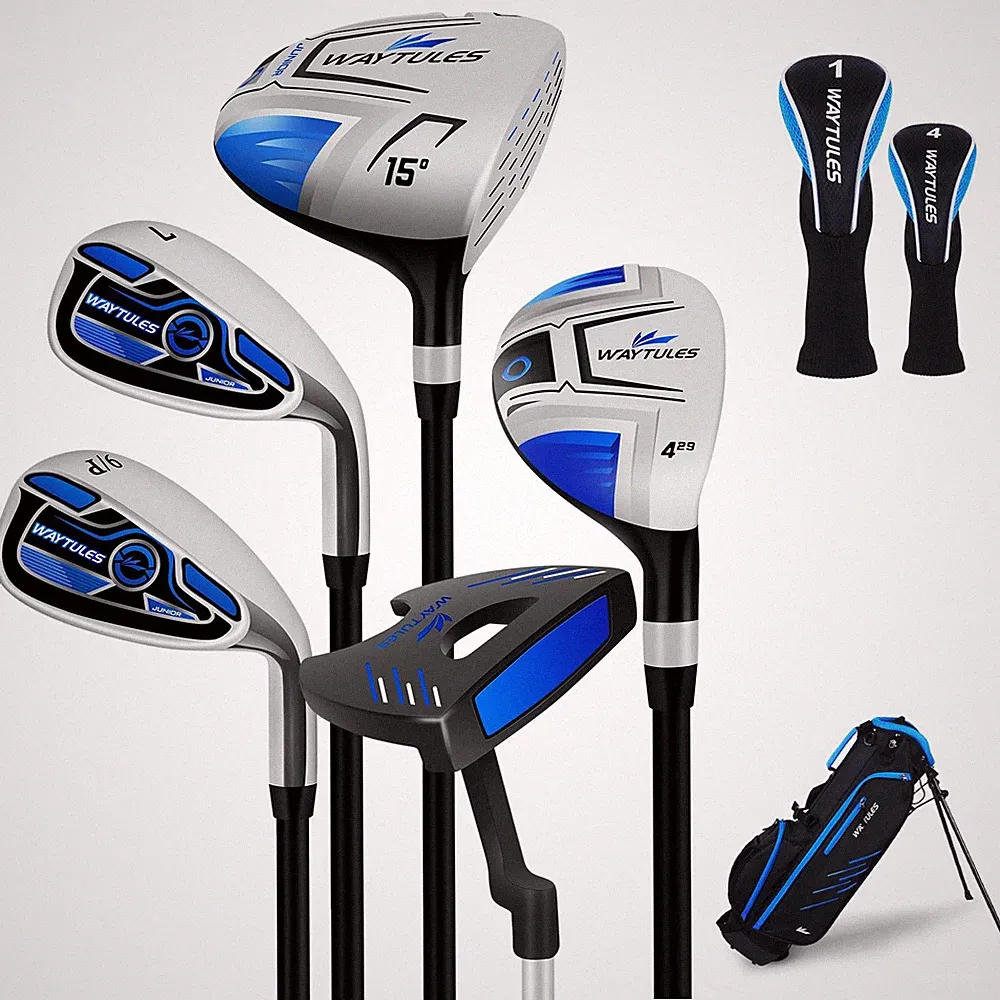 WAYTULES Kids Golf Clubs Set 7 Pieces