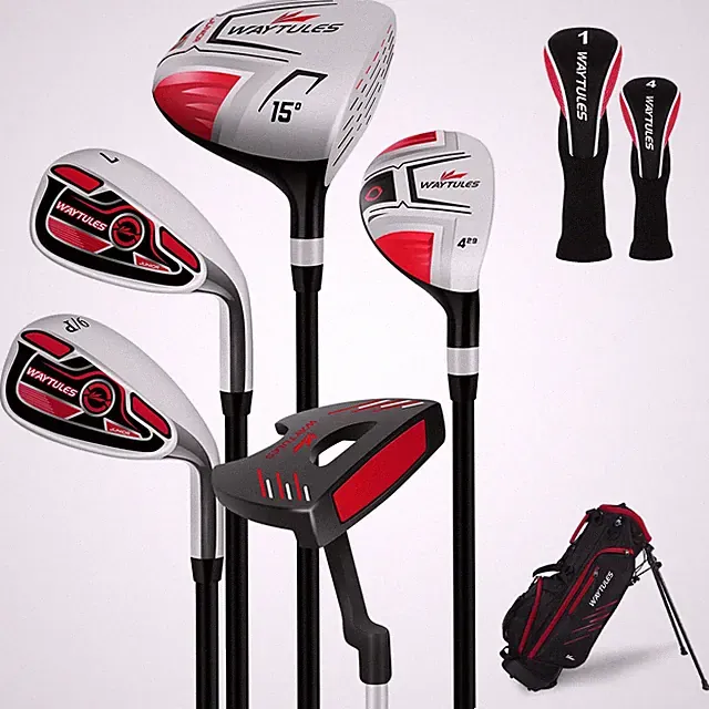 Kids Golf Clubs Set 7 Pieces for Boys & Girls Ages 68, Junior Golf Set with S...