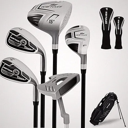 Kids Golf Clubs Set for Boys & Girls Ages 3 57–63 in | Ages 9–12 | 5 Clubs Gray