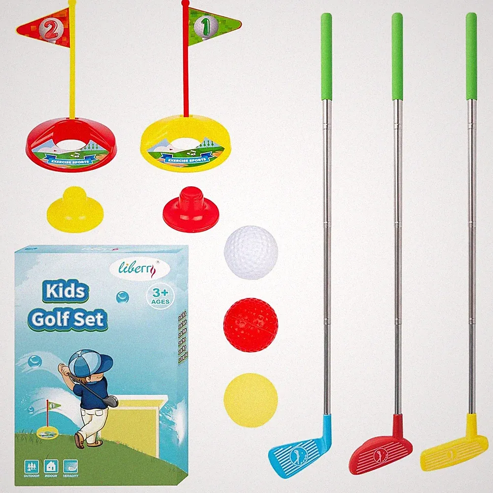 Kids Golf Clubs Toddler Golf Set Mini Golf for Boys Girls Ages 3 4 5 Golf Set