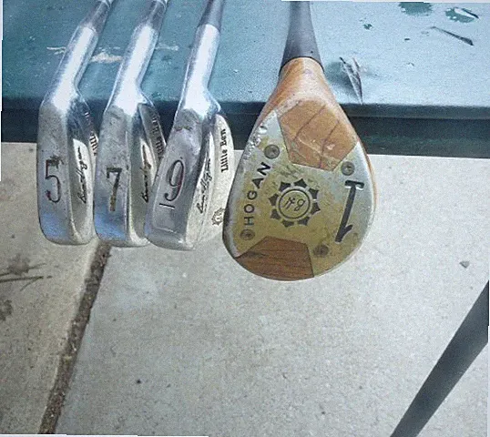 Kids RH 48"-56" Height Little Ben Hogan Golf Set (4 clubs) 1, 5, 7, 9