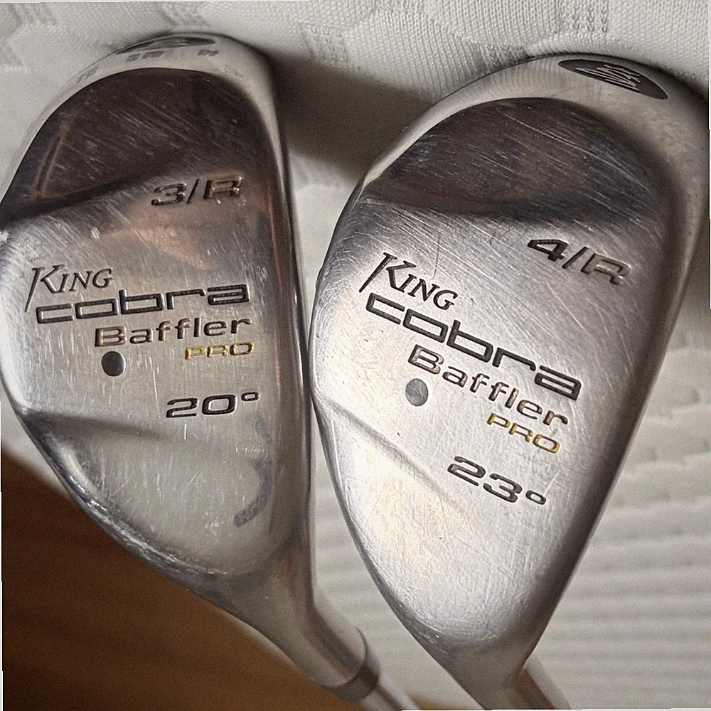 King Cobra Baffler PRO SET OF 2 HYBRIDS: 3/R 20* 4/R 23* Steel + Graphite Shafts