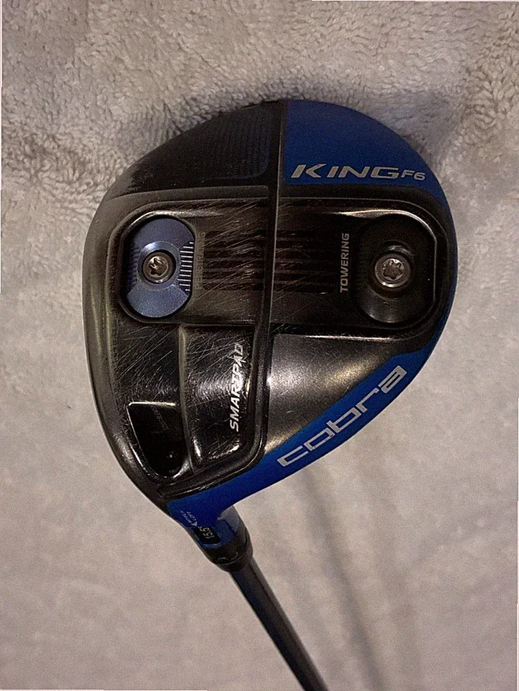 King Cobra F6 3-4 Fairway Wood Adjust. Loft Men’s Left-Hand Reg Graphite Shaft