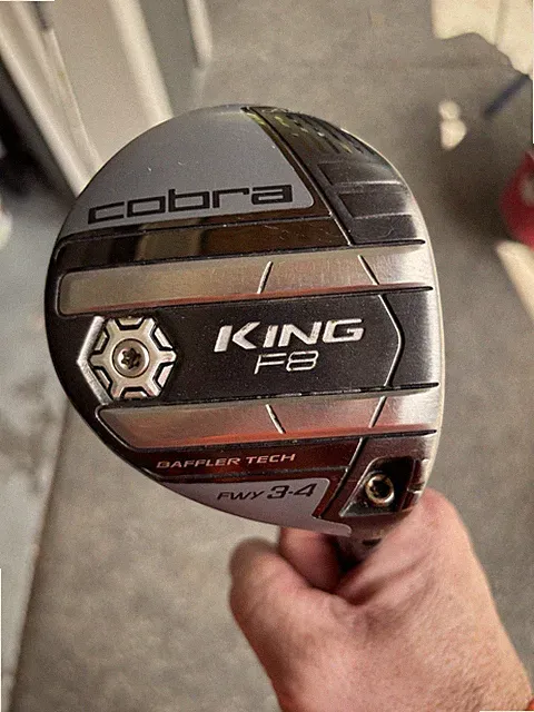 King Cobra F8 3-4 Fairway Wood 12-15* Degree Adila NV 70g Reg Flex RH W/HC