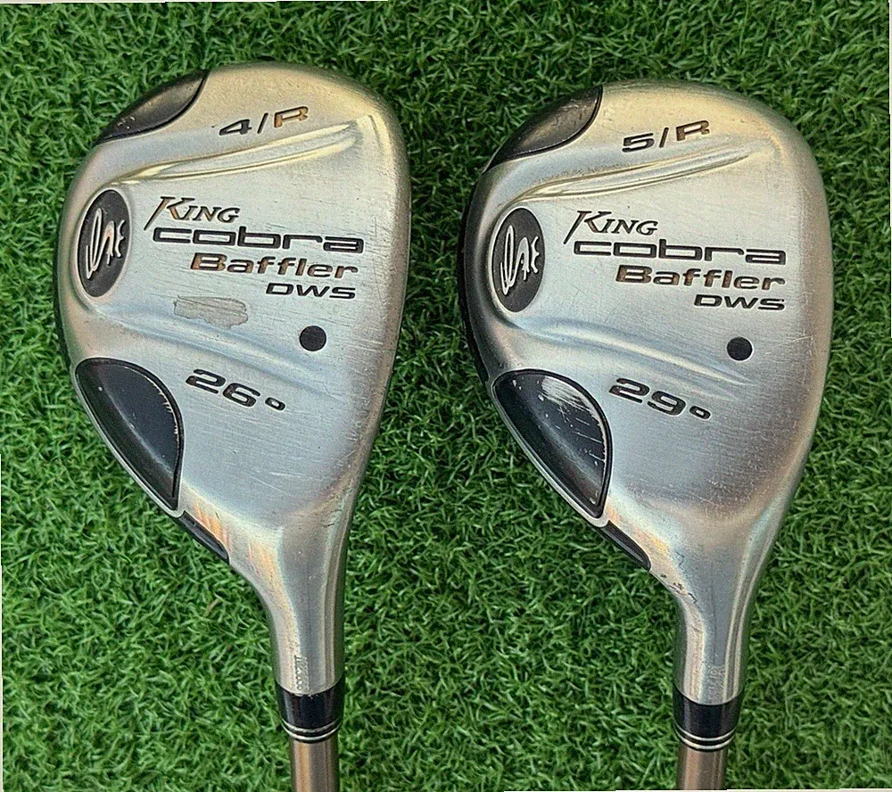 King Cobra Golf BAFFLER DWS 4 & 5 HYBRID SET Right Handed Graphite Senior Flex