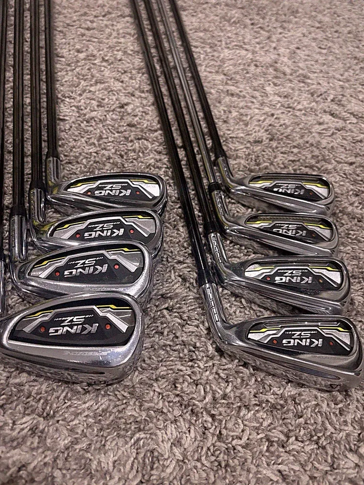 King Cobra Golf SpeedZone Iron Set 4-GW Stiff KBS $-Taper 120 White Tour Wrap