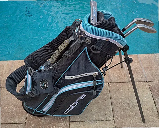 King Cobra Jr 9 Iron SW Sand Wedge Putter Set Carry Stand Bag Junior Youth Clubs