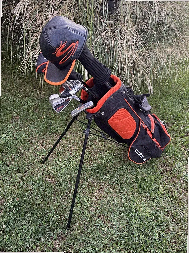 King Cobra Jr Junior Youth Kids 6 Golf Clubs Set W/ Bag, Head Covers Ages 9–12