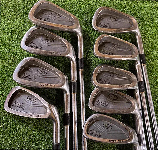 King Cobra Snake Oversize Iron Set RH- 9 Clubs- 3-SW- Steel R Flex TT Lite Shaft