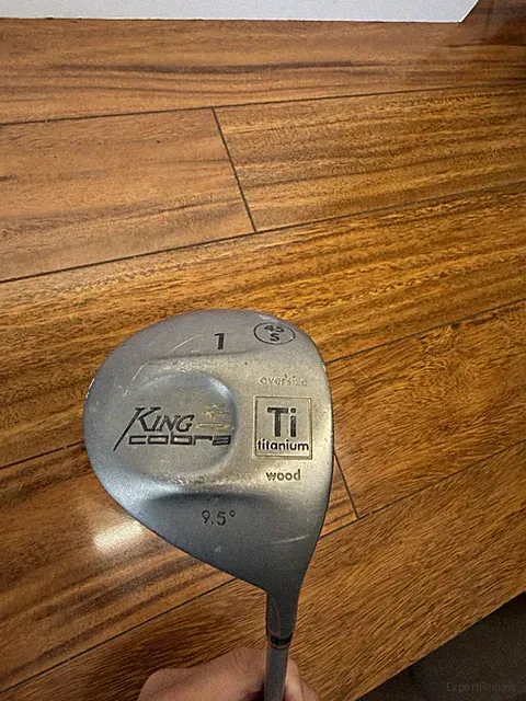 King Cobra Ti Driver 1 Wood 9.5 " RH Offset Titanium Oversize R flex