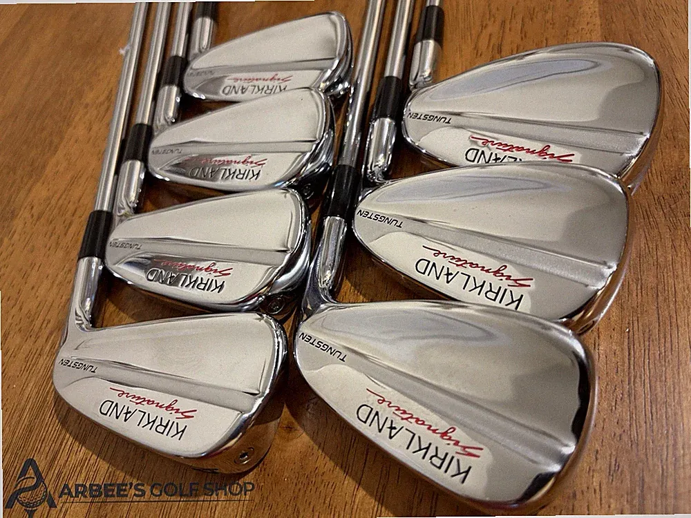 Kirkland Signature 7-Piece Iron Set 4-PW Right Regular Flex Steel Near Mint!