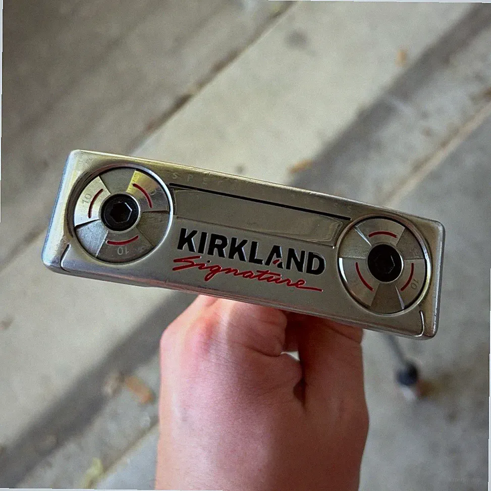 Kirkland Signature KS1 Blade Putter RH Steel Shaft SuperStroke w/ Headcover (NEW