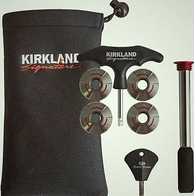 Kirkland Signature KS1 Golf Putter Weight Kit Silver 303 Stainless Steel