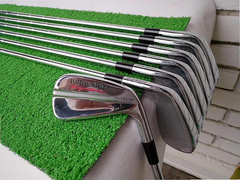 KIRKLAND Signature Tungsten Forged (4i-PW) Iron Set w/ ELEVATE 115g Stiff Shafts