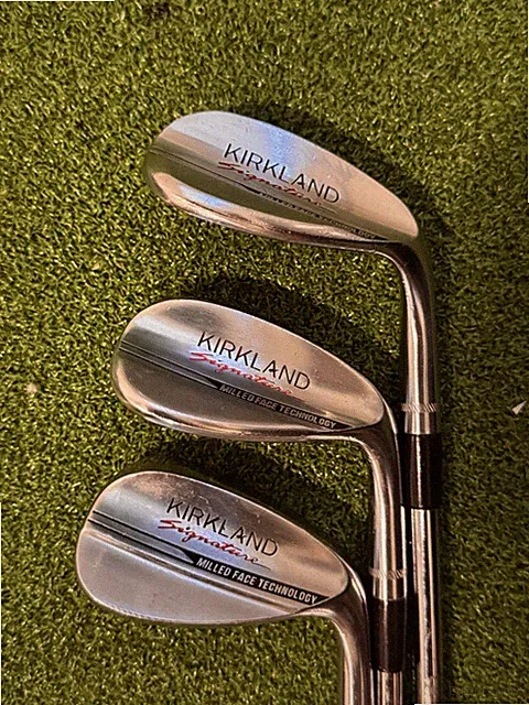 Kirkland Signature Wedge Set (52,56,60) W/ Stock Shafts + Grips