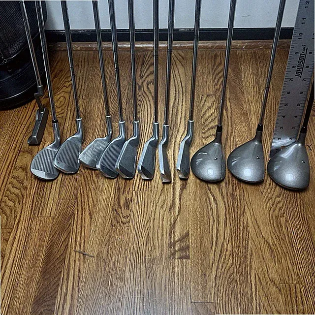 KNIGHT DIABLO GOLF SET 12pc. COMPLETE MENS 1W,3W,5W,4-PW, LW,PUTTER ,CART BAG,RH