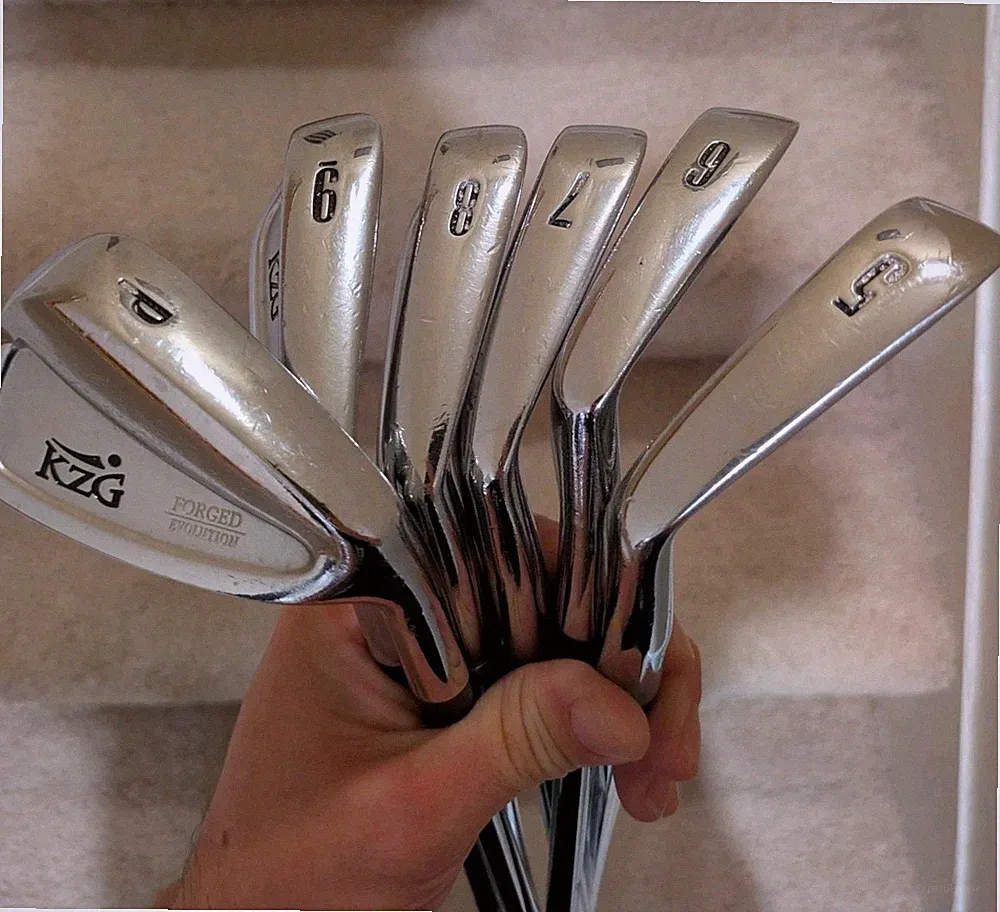 KZG Forged Evolution 5-PW 6 Club Iron Set Steel TX-90 Regular Flex Lamkin