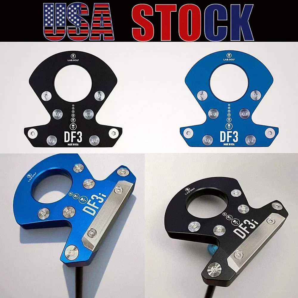 L.A.B. Golf DF3 DF3i Putter Black Blue Mallet Right Hand size 35"