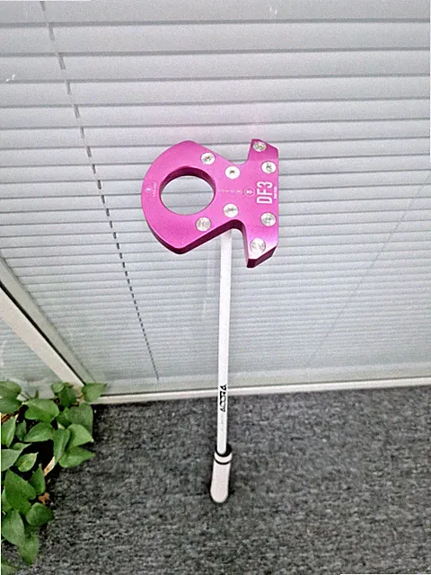 L.A.B. Golf DF3 Putter RH Purple Zero Torque w/ Headcover 33"