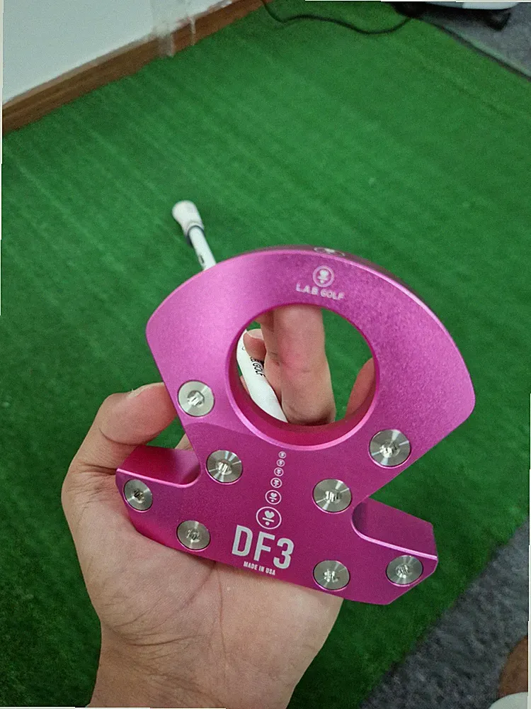 L.A.B. Golf DF3 Putter RH Purple Zero Torque w/ Headcover 35"