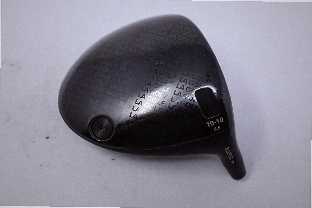 LA Golf Face Id 10-10 9.5* Driver Club Head Only W/Adapter GOOD Condition 3-3-B