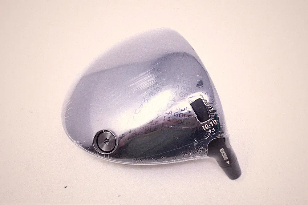 LA Golf Face Id 10-10 9.5* Driver Club Head Only W/Adapter MINT Condition 3-6-B