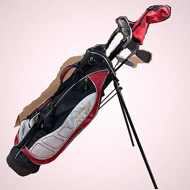 La Jolla Triple Notch Junior Golf Set - Driver, 3,4,6,7,8, Putter, Stand Bag, RH