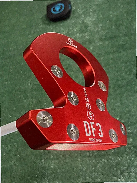 LAB DF3 putter red, Accra SHAFT head cover included, right handed 35/ 69 L.A.B.