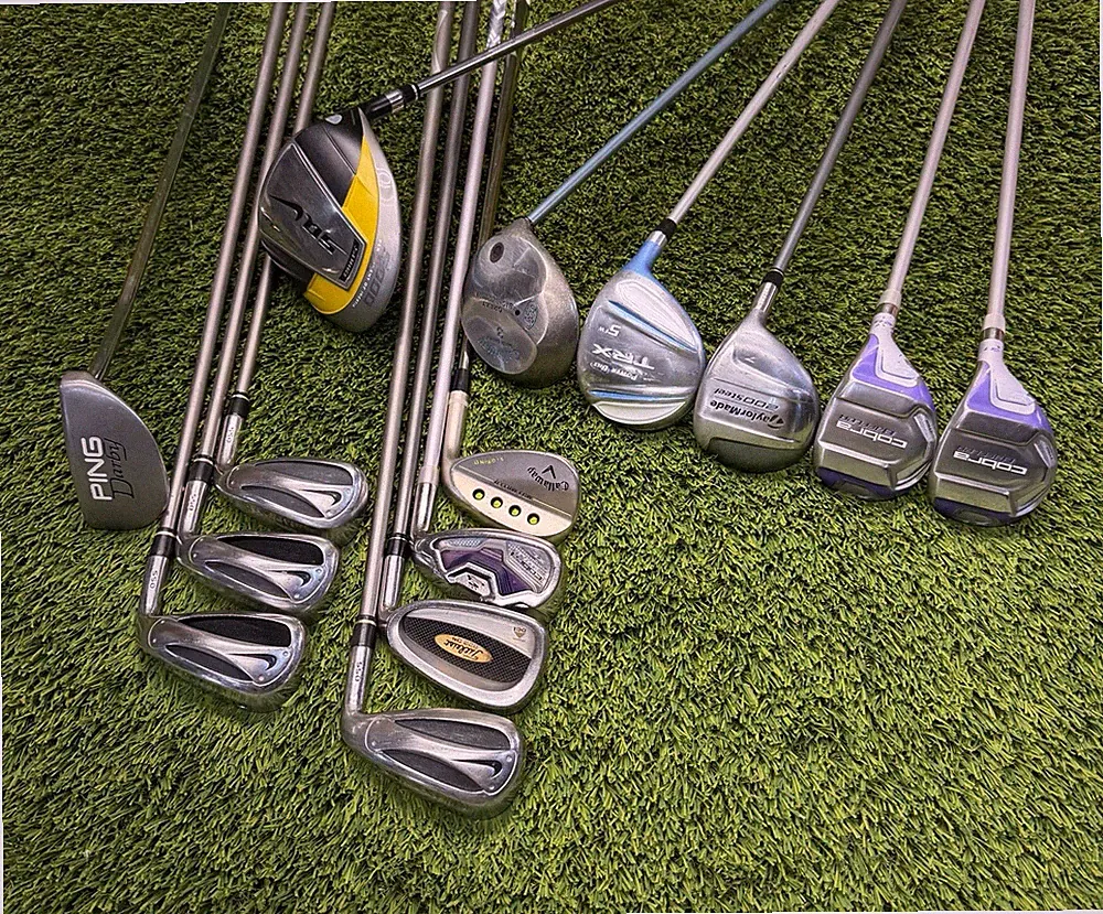 Ladies Callaway Nike Ping Complete Golf Club Set Driver Woods Iron Set Putter RH