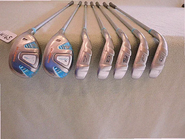 Ladies Cobra Sapphire 4&6 Hybrid, 7-9, PW, GW Iron Set -Read descrip. IS005/W165