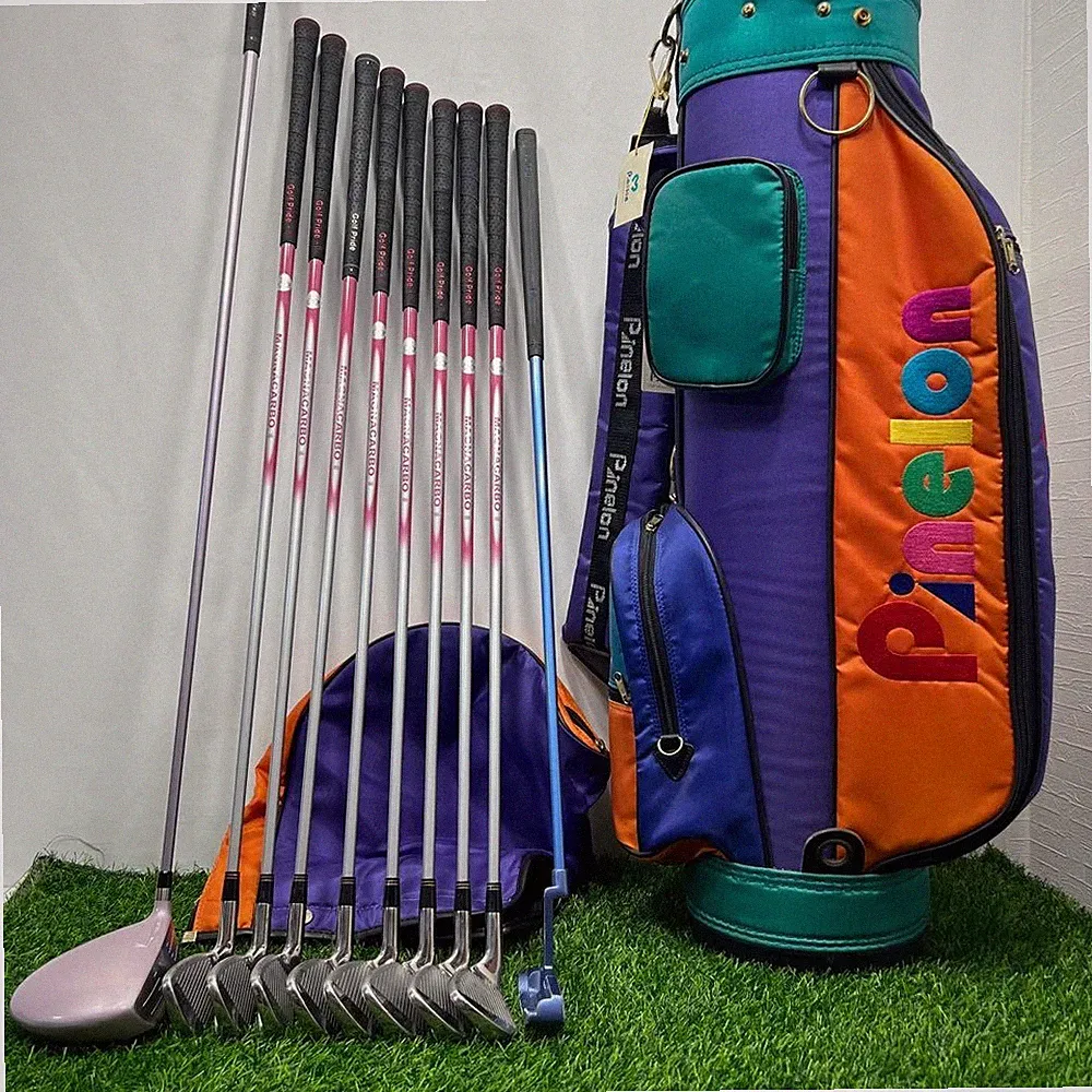 Ladies Golf Set with Caddy Bag, Pink, Beginner Friendly, Good Condition