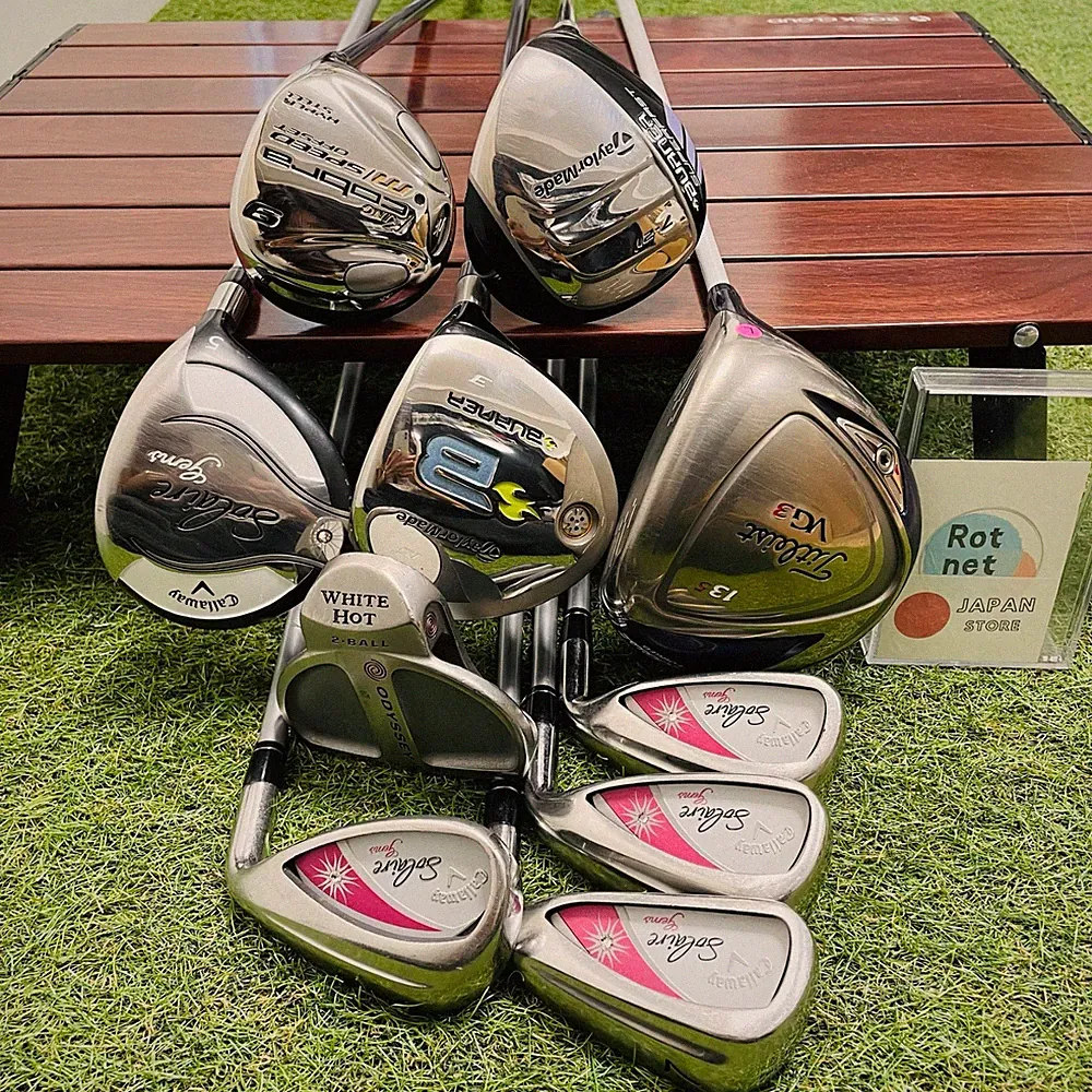 Ladies Titleist Callaway 1W 3W 5W 7W 9W Iron 79PS 10Pcs Golf Clubs RH Women