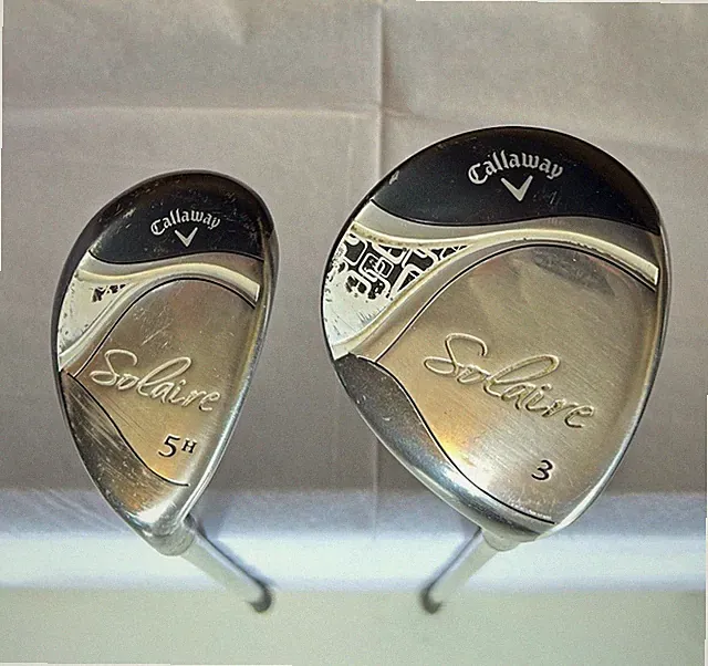 Ladies Women's Callaway Solaire Graphite Shaft W Flex RH 3 Wood & 5H Wood